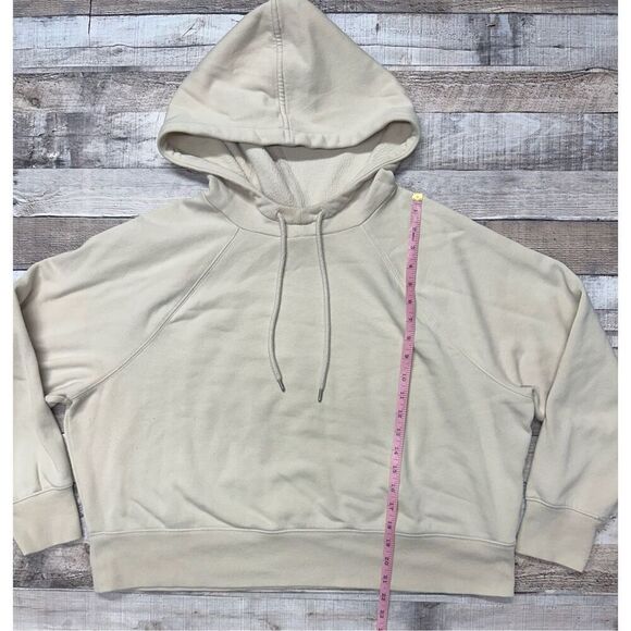 Universal Thread Cropped Casual Khaki Crewneck Hoodie Sweatshirt | Size XXL - Picture 5 of 7